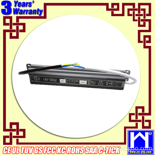LED switching power suppply 50W 24v constant voltage waterproof